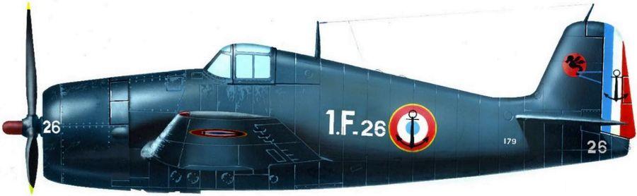 Grumman f6f 5 hellcat flotille 1f mars 1952