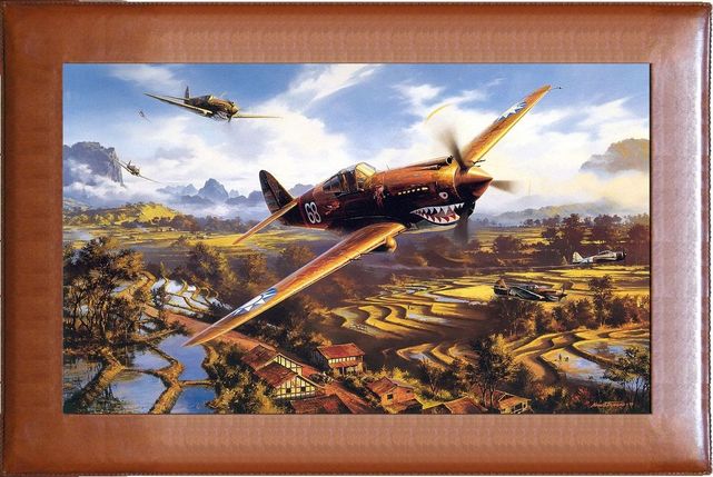Curtiss p 40 flying tiger nicolas trudgian
