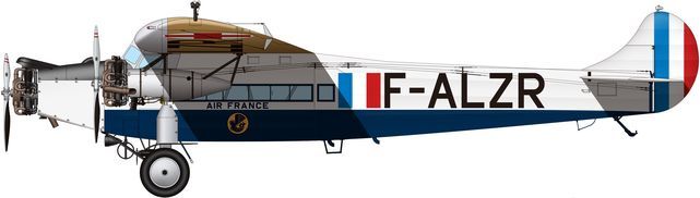 Fokker f alzr air france tilley