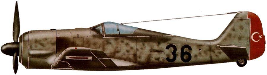 Fw 190 a 3 5e regiment aerien turquie 1943