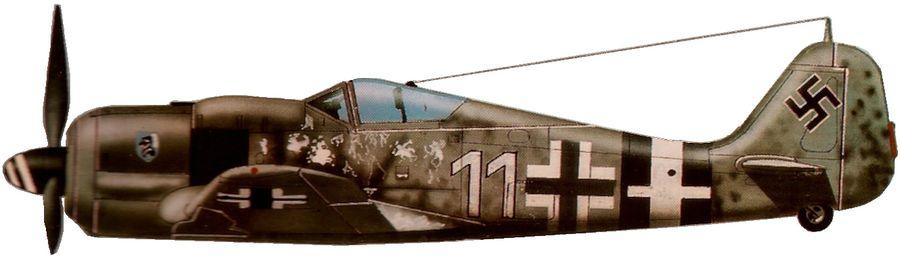 Fw 190 a 8 gefreiter walter wagner 5 jg4 st trond 1945