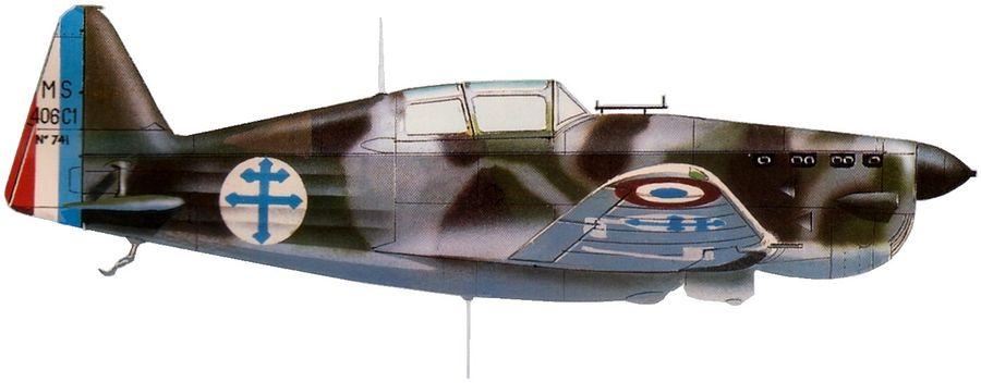 Morane ms 406 no 741 gc alsace haifa 1941