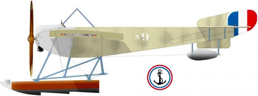 TOUT CE QUI FLOTTE Nieuport-hydro-n9-type-vi-gnome-100-hp-en-1914