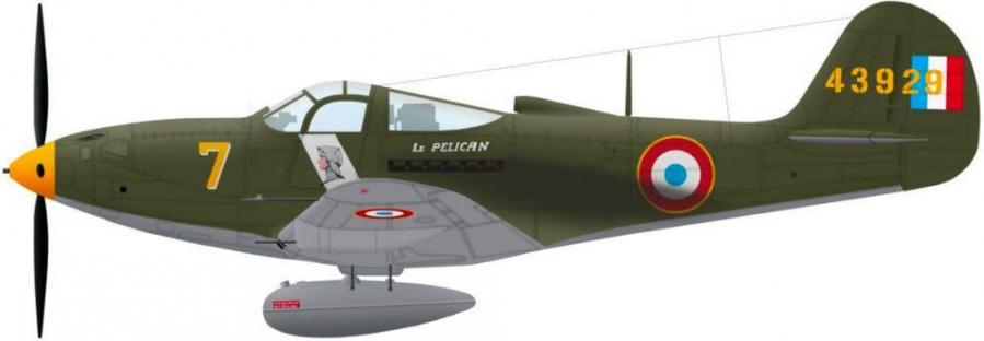 P39 q airacobra no 43929 du gc ii6 du mt surzur en 1944