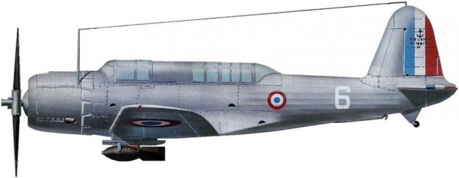 Vought 156f no 8 escadrille ab1 flotille f1a 1940 jean jacques petit